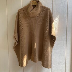 Ann Taylor Tan Cowl Neck Sweater